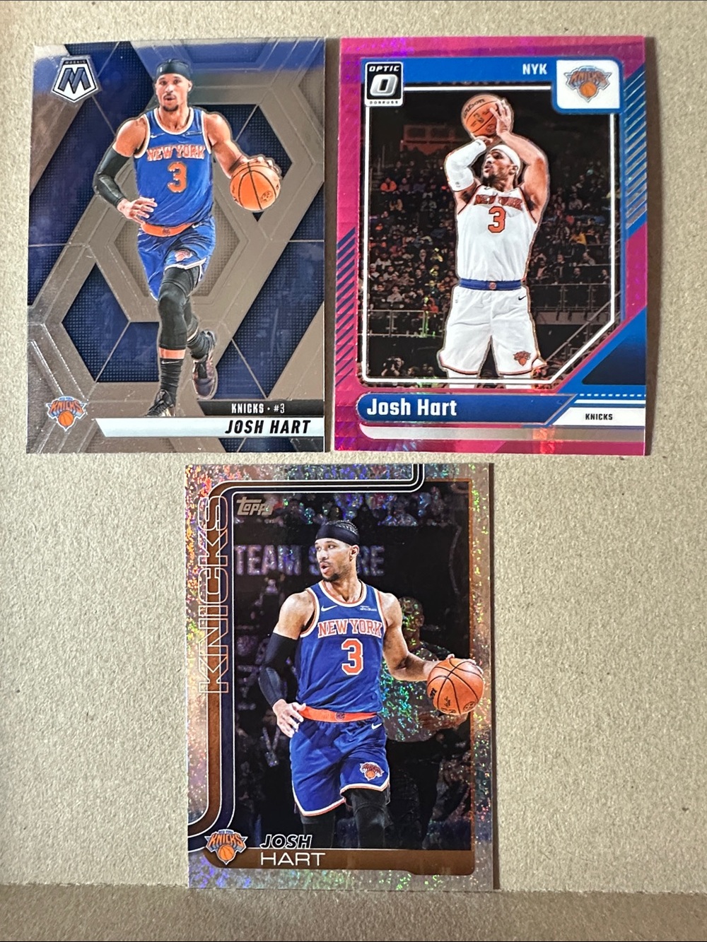 NY Knicks champions lot of 15 Jalen Brunson/Anunoby, KAT, Hart, Bridges, McBride - Picture 6 of 11